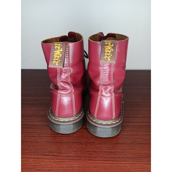 1460 Ox Blood Dr. Martens Ankle Boots Made in England, Size 42 (10 Women, 9 Men) - Picture 3 of 12
